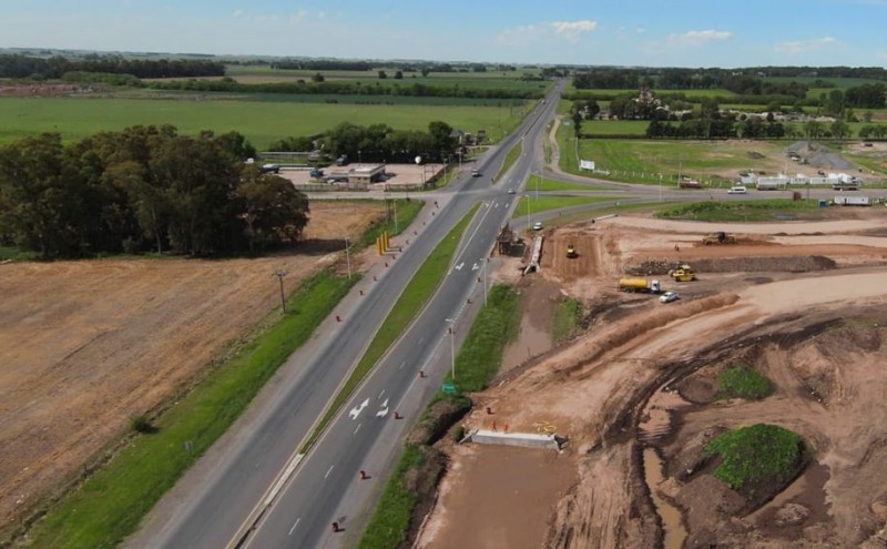 Avanza la obra del nuevo acceso a Sierras Bayas